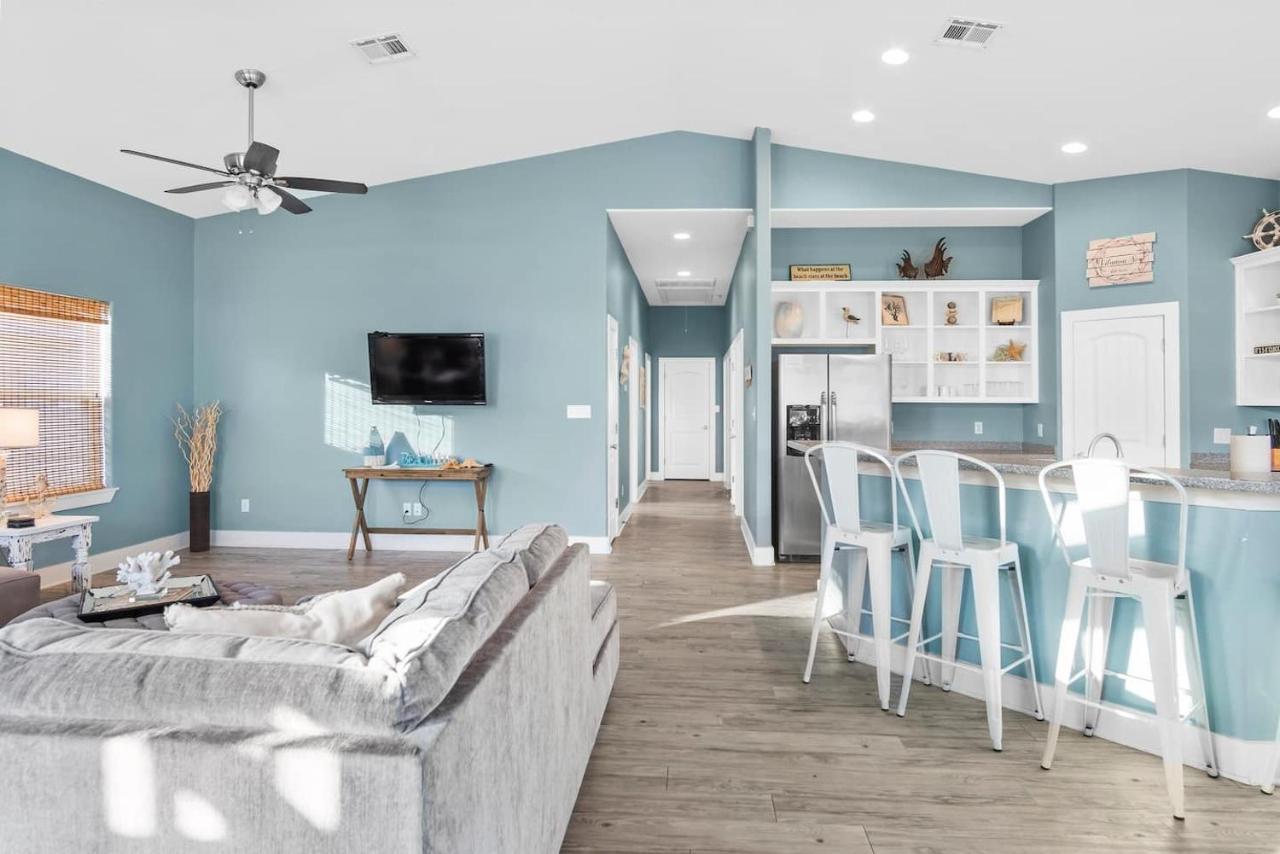 New 5 Bdrm W/Pool, Observation Deck Walk To Beach! Port Aransas Exterior foto