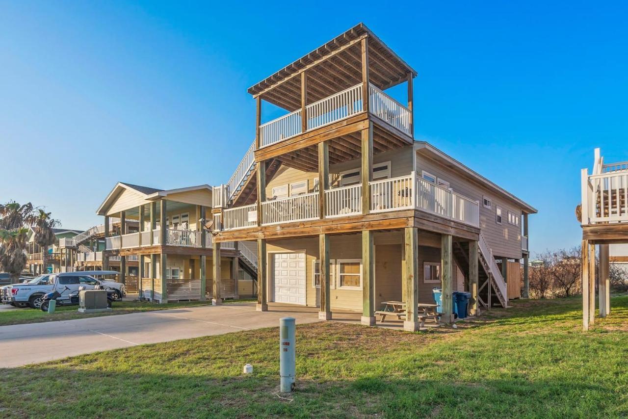 New 5 Bdrm W/Pool, Observation Deck Walk To Beach! Port Aransas Exterior foto