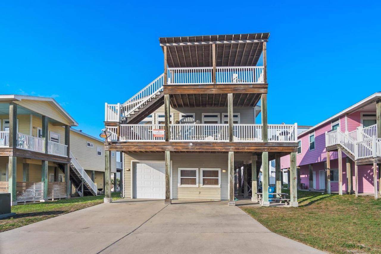 New 5 Bdrm W/Pool, Observation Deck Walk To Beach! Port Aransas Exterior foto