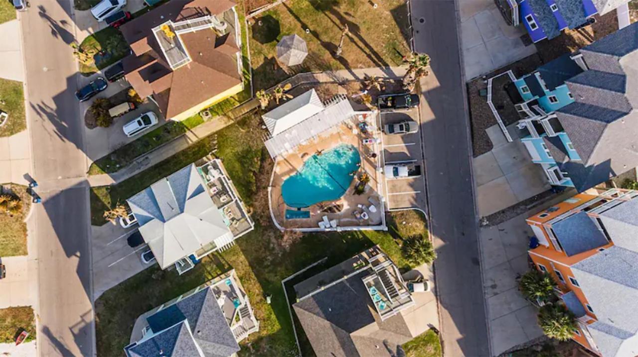 New 5 Bdrm W/Pool, Observation Deck Walk To Beach! Port Aransas Exterior foto
